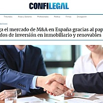 Despega el mercado de M&A en Espaa gracias al papel de los fondos de inversin en inmobiliario y renovables